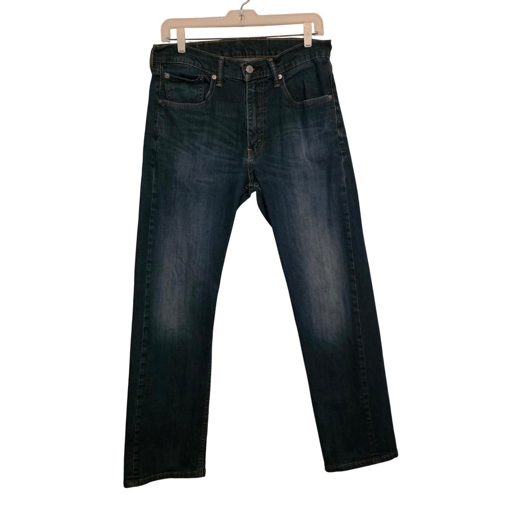 Levi's 505 Regular Fit Mens Blue Denim Jeans W 32 L 30